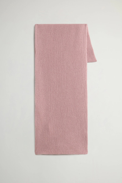 ŠÁLA WOOLRICH CASHMERE RIBBED SCARF - Fotografie č. 1