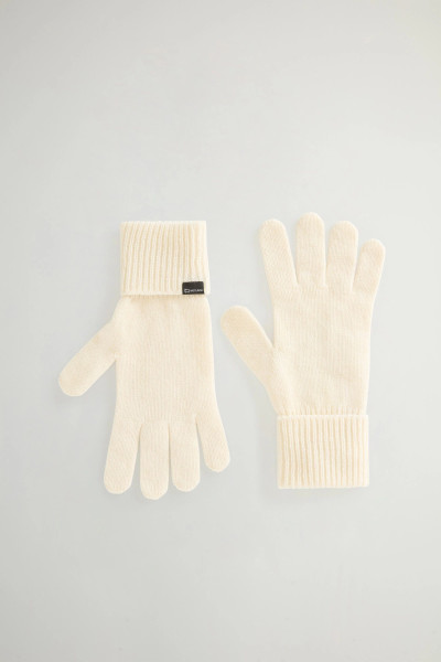 KESZTYŰ WOOLRICH CASHMERE RIBBED GLOVES - Kép 1