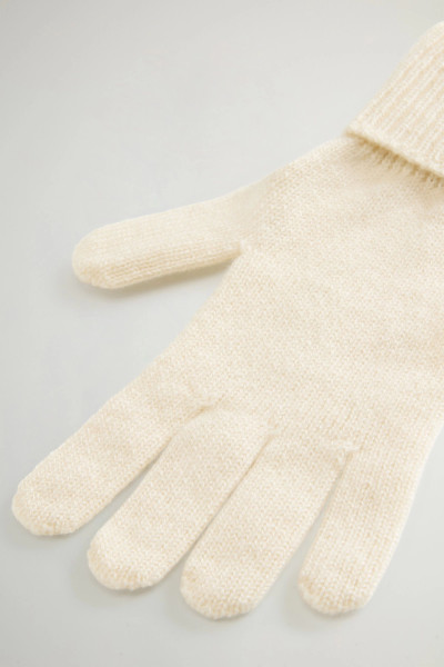 KESZTYŰ WOOLRICH CASHMERE RIBBED GLOVES - Kép 2