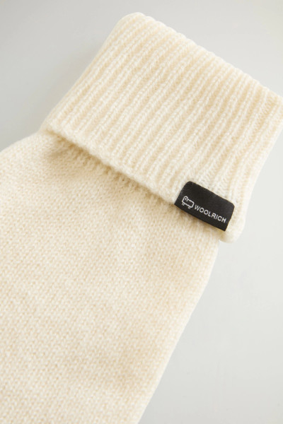 KESZTYŰ WOOLRICH CASHMERE RIBBED GLOVES - Kép 3