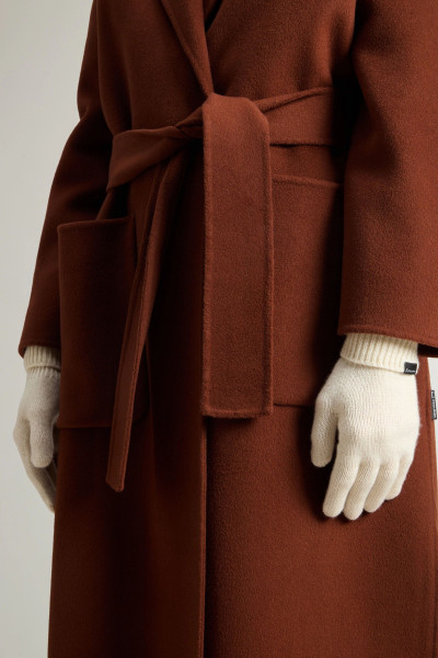 KESZTYŰ WOOLRICH CASHMERE RIBBED GLOVES - Kép 4