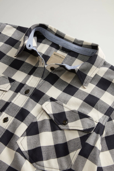 ING WOOLRICH MED WEIGHT FLANNEL SHIRT - Kép 6