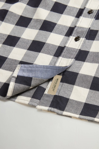 ING WOOLRICH MED WEIGHT FLANNEL SHIRT - Kép 8