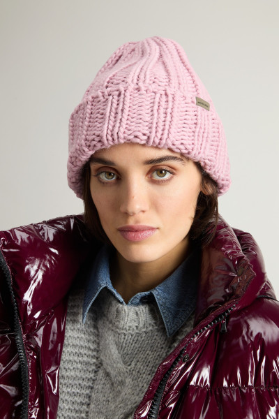 SAPKA WOOLRICH CHUNKY BEANIE - Kép 4
