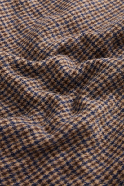 PONČO WOOLRICH PLAID LOGO CAPE - Fotografie č. 4
