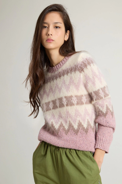SVETR WOOLRICH AZTEC SWEATER - Fotografie č. 4