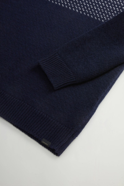 PULÓVER WOOLRICH BIRDEYE CREWNECK - Kép 7