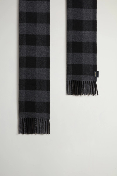ŠÁL WOOLRICH WOOL BUFFALO CHECK SCARF - Fotografia č. 3
