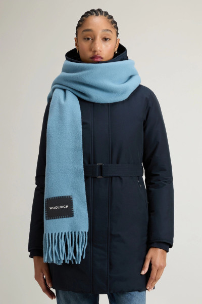 ŠÁL WOOLRICH BIG LOGO PATCH SCARF - Fotografia č. 2