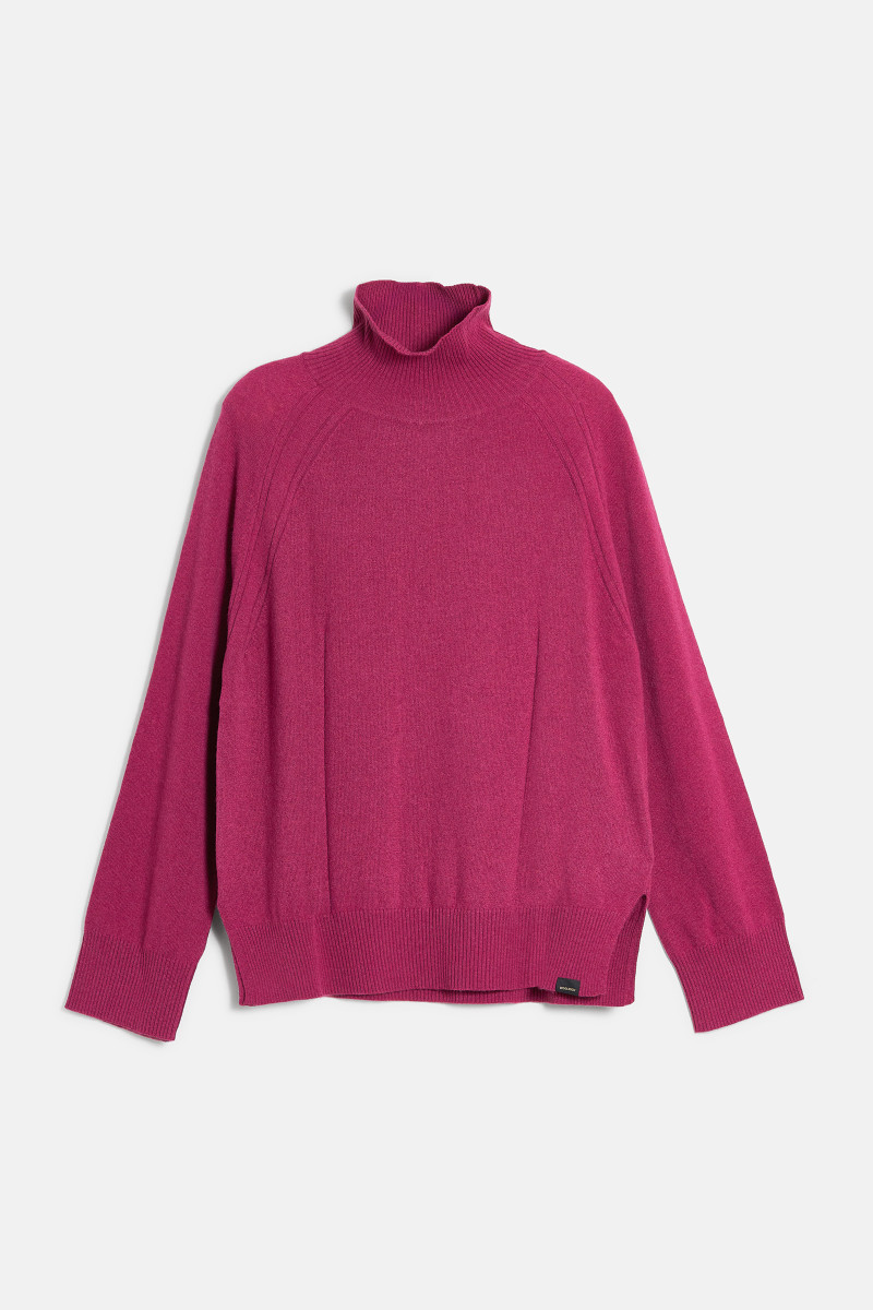 Garbó Woolrich Soft Cash Turtleneck Fucsia