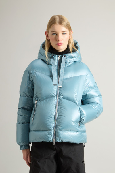 BUNDA WOOLRICH ALIQUIPPA SHORT PUFFER JACKET - Fotografie č. 1