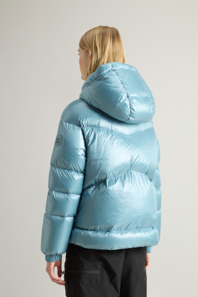 BUNDA WOOLRICH ALIQUIPPA SHORT PUFFER JACKET - Fotografie č. 3
