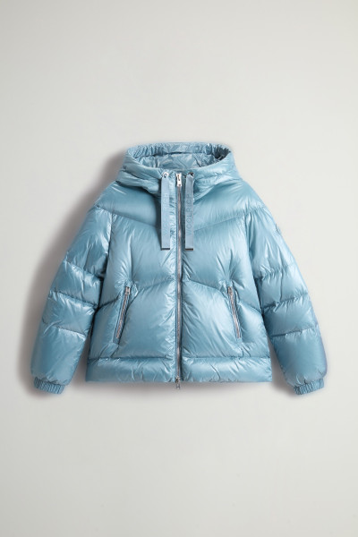 BUNDA WOOLRICH ALIQUIPPA SHORT PUFFER JACKET - Fotografie č. 5