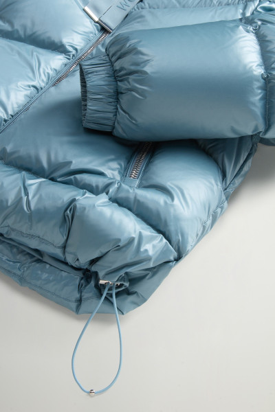 BUNDA WOOLRICH ALIQUIPPA SHORT PUFFER JACKET - Fotografie č. 8