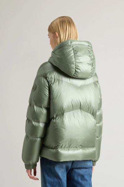 BUNDA WOOLRICH ALIQUIPPA SHORT PUFFER JACKET - Fotografie č. 3