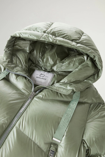 BUNDA WOOLRICH ALIQUIPPA SHORT PUFFER JACKET - Fotografie č. 6
