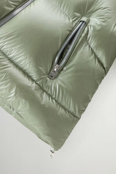 BUNDA WOOLRICH ALIQUIPPA SHORT PUFFER JACKET - Fotografie č. 8