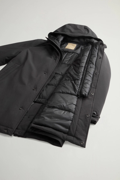 KABÁT WOOLRICH STRETCH 2IN1 CARCOAT - Kép 3