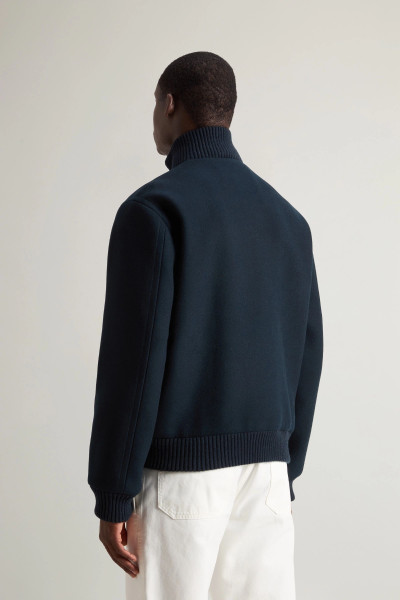 DZSEKI WOOLRICH MELTON WOOL BOMBER - Kép 3