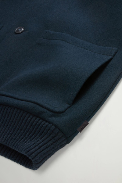 DZSEKI WOOLRICH MELTON WOOL BOMBER - Kép 7