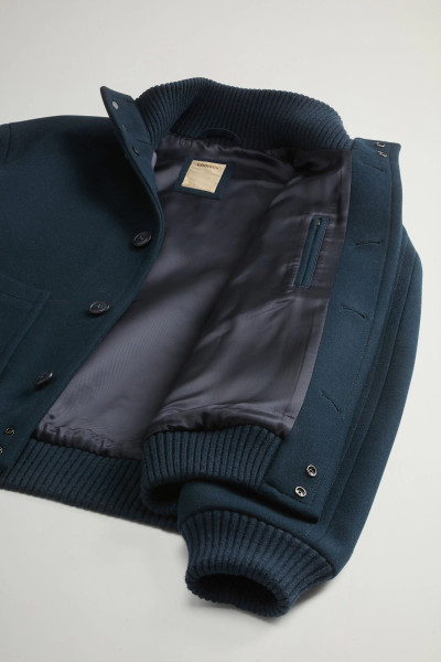 DZSEKI WOOLRICH MELTON WOOL BOMBER - Kép 8