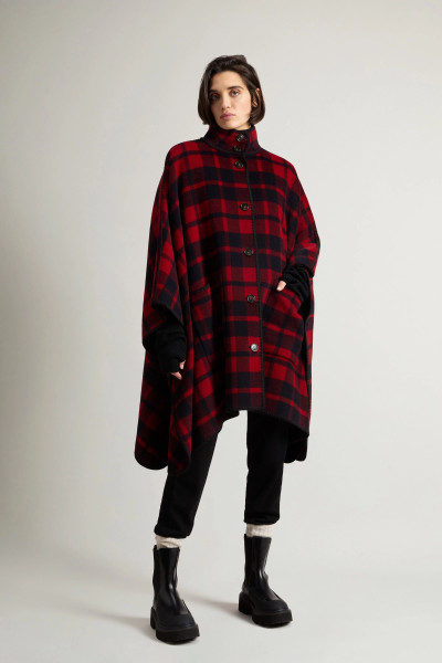 PONČO WOOLRICH BLANKET CAPE - Fotografie č. 2