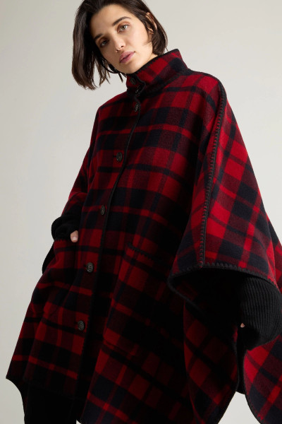 PONČO WOOLRICH BLANKET CAPE - Fotografie č. 4