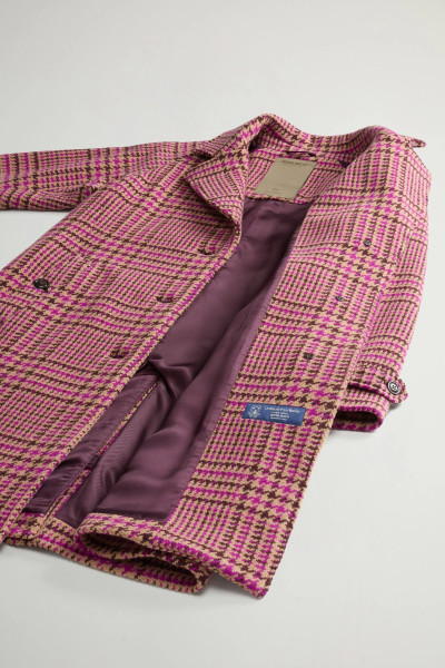 KABÁT WOOLRICH SOFT BRUSH COAT - Fotografie č. 9