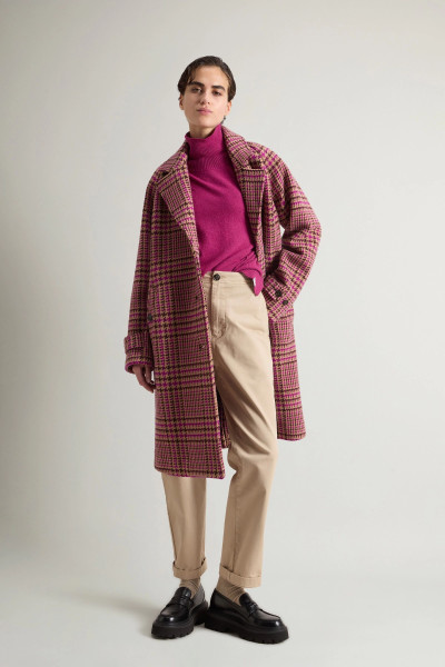 KABÁT WOOLRICH SOFT BRUSH COAT - Fotografie č. 2
