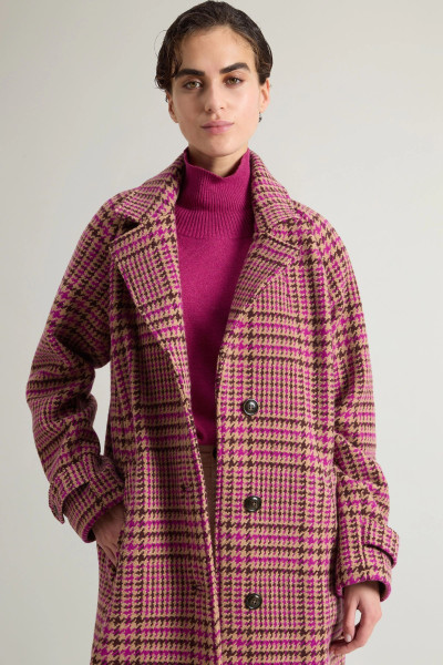 KABÁT WOOLRICH SOFT BRUSH COAT - Fotografie č. 4