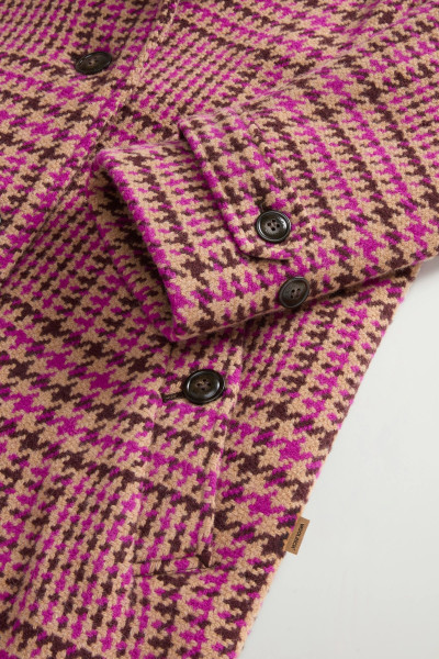 KABÁT WOOLRICH SOFT BRUSH COAT - Fotografie č. 7
