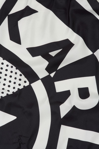 SÁL KARL LAGERFELD K/CIRCLE SILK SCARF - Kép 3