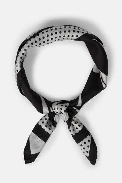 SÁL KARL LAGERFELD K/CIRCLE SILK SCARF - Kép 1
