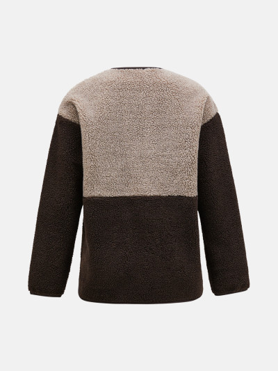 MIKINA PEAK PERFORMANCE W HEAVY PILE OVERSIZED CARDIGAN - Fotografie č. 3