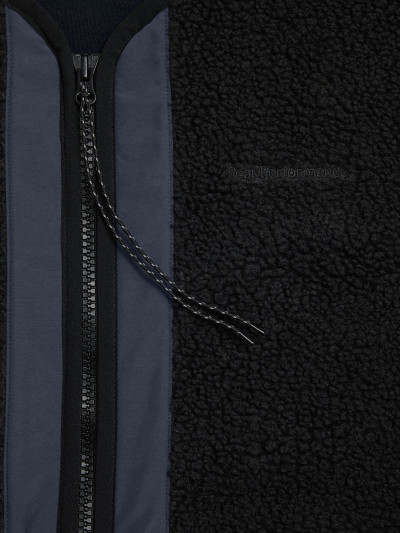 MIKINA PEAK PERFORMANCE W HEAVY PILE OVERSIZED CARDIGAN - Fotografie č. 4