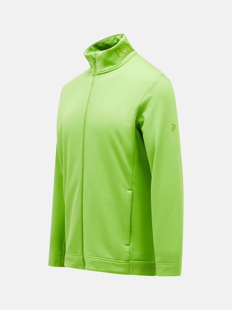 Mikina Peak Performance M Rider Tech Zip Jacket Stand Out Green