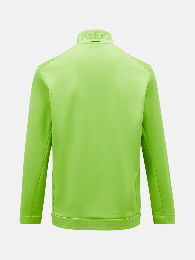 Mikina Peak Performance M Rider Tech Zip Jacket Stand Out Green