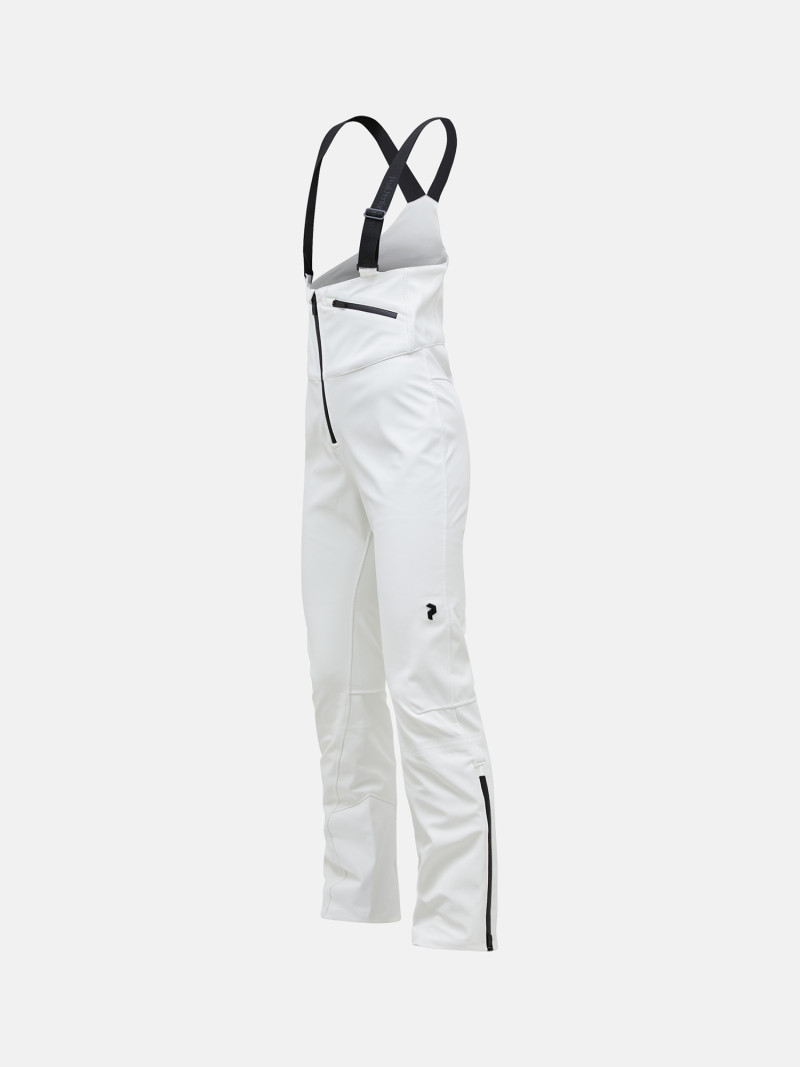 Nohavice Peak Performance W Stretch Bib Pants Offwhite