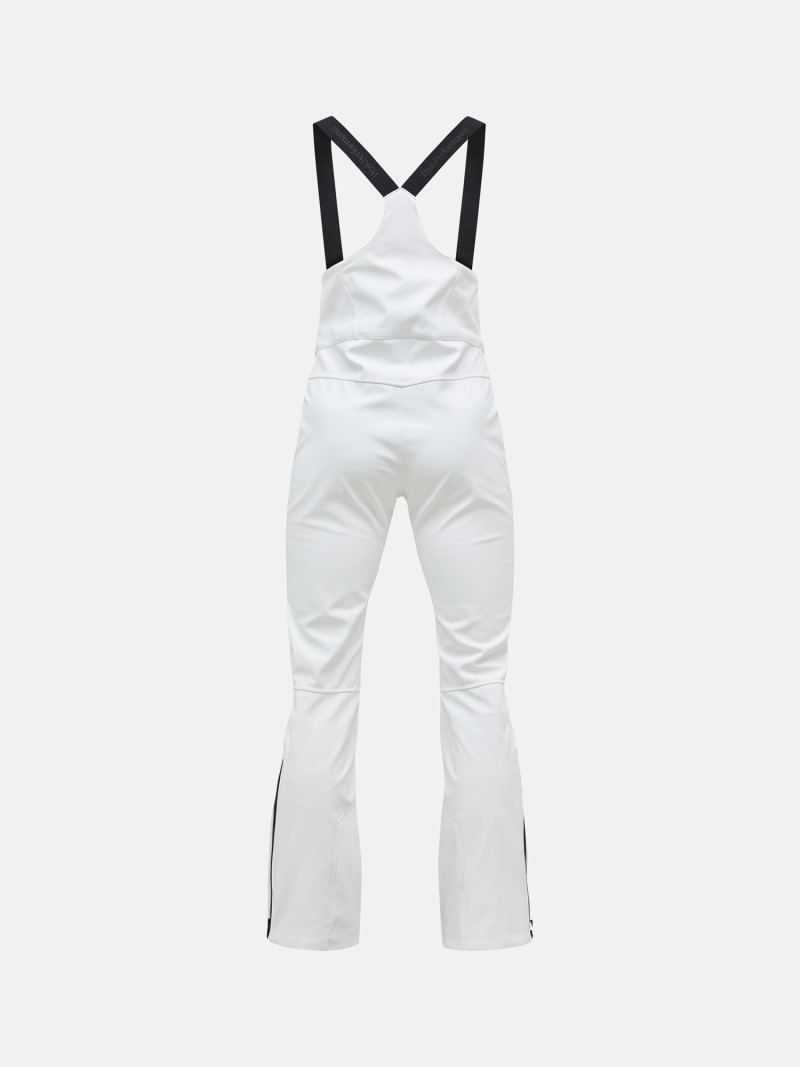 Nohavice Peak Performance W Stretch Bib Pants Offwhite