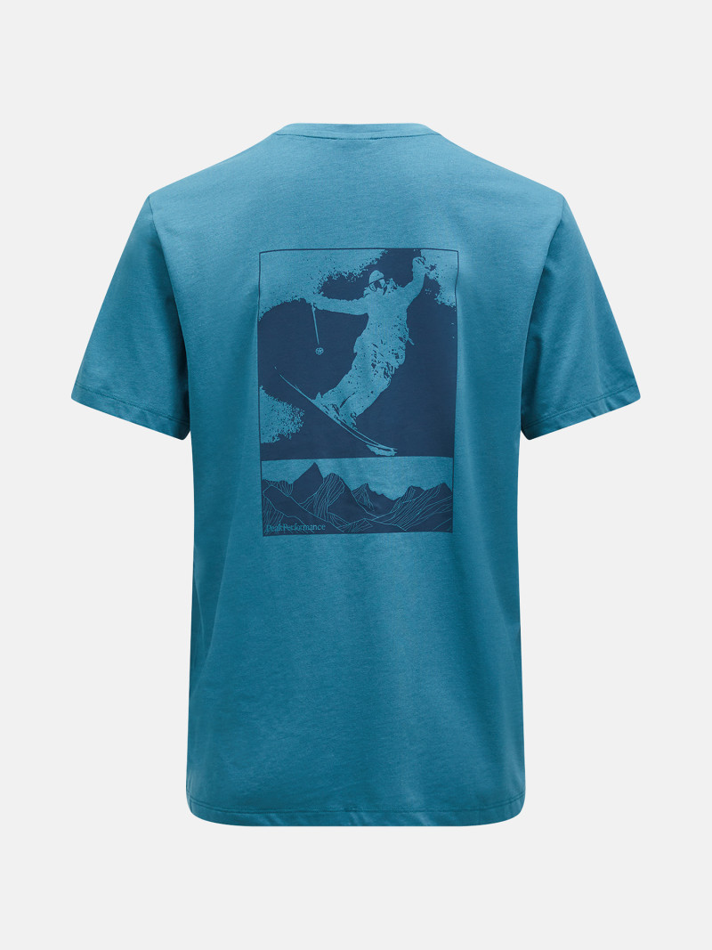 Tričko Peak Performance M Explore Graphic Tee Hydro Fresh