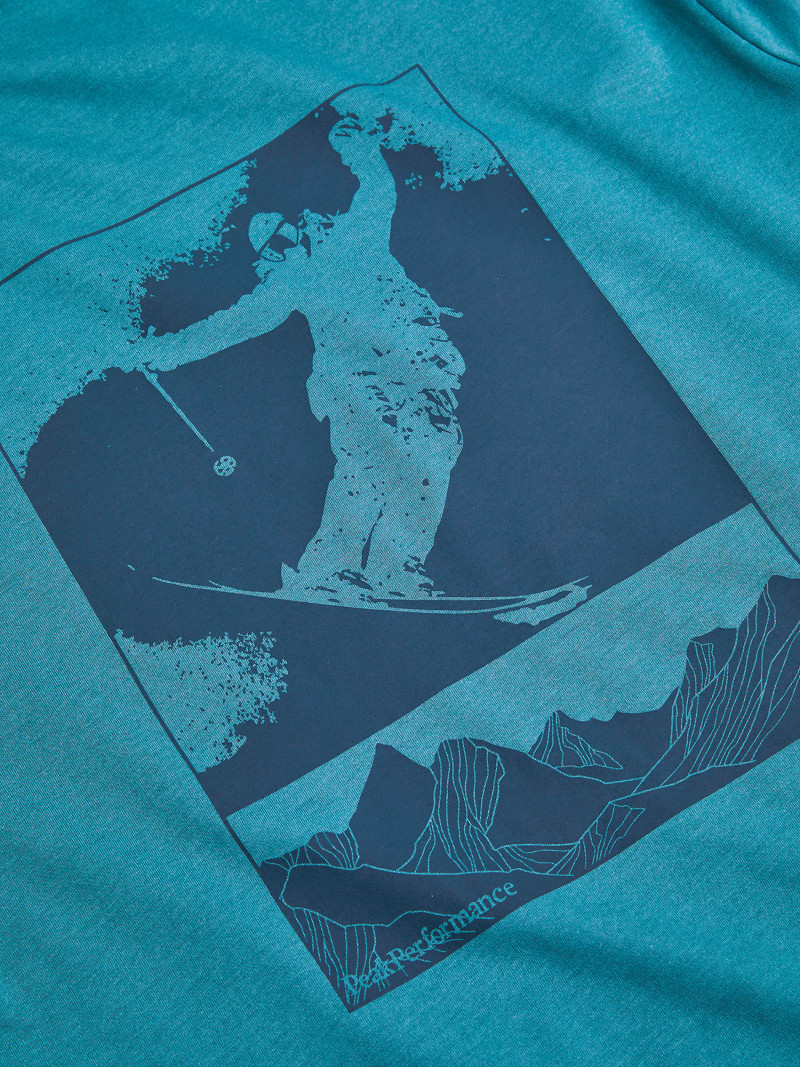 Tričko Peak Performance M Explore Graphic Tee Hydro Fresh