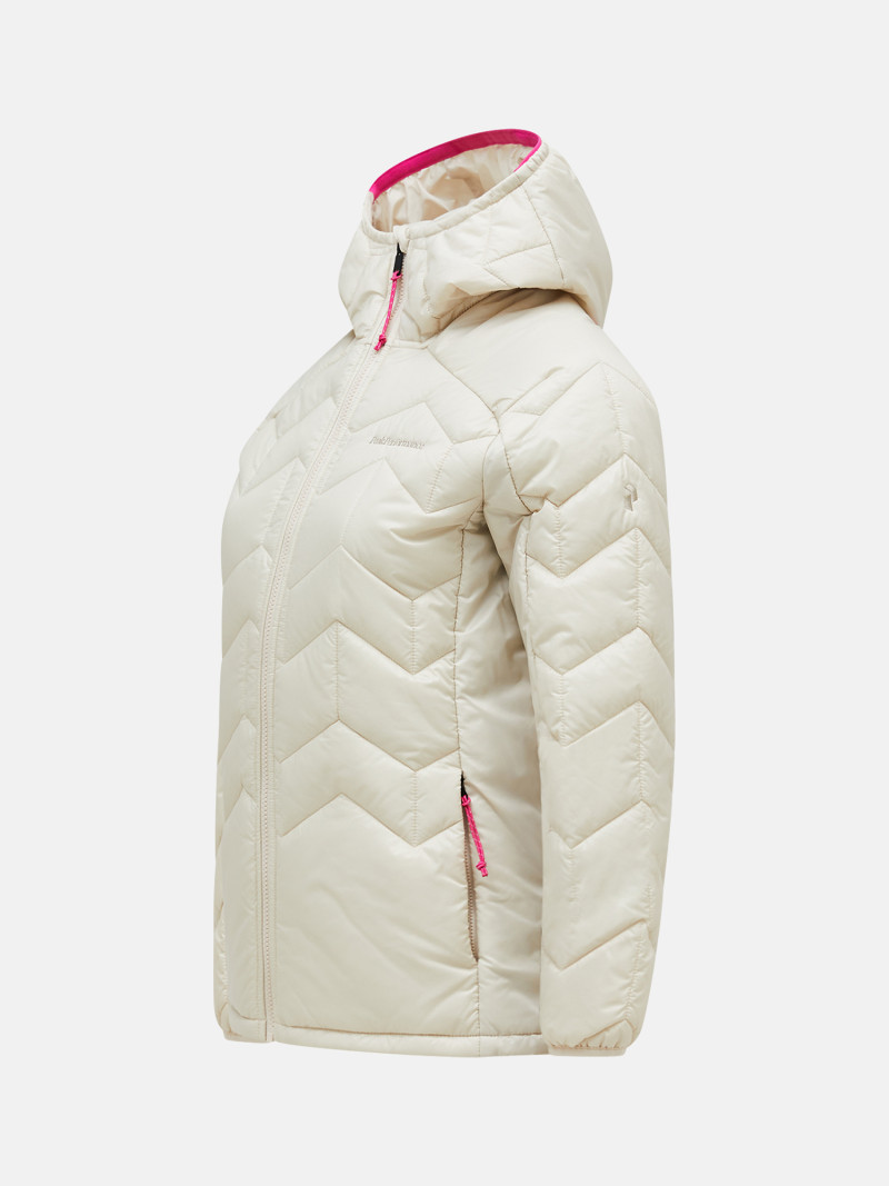 Bunda Peak Performance W Elevate Liner Hood Sand Fog