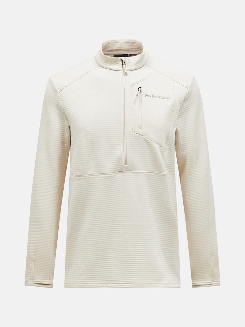 Melegítő Felső Peak Performance M Trail Polartec Half Zip Sand Fog
