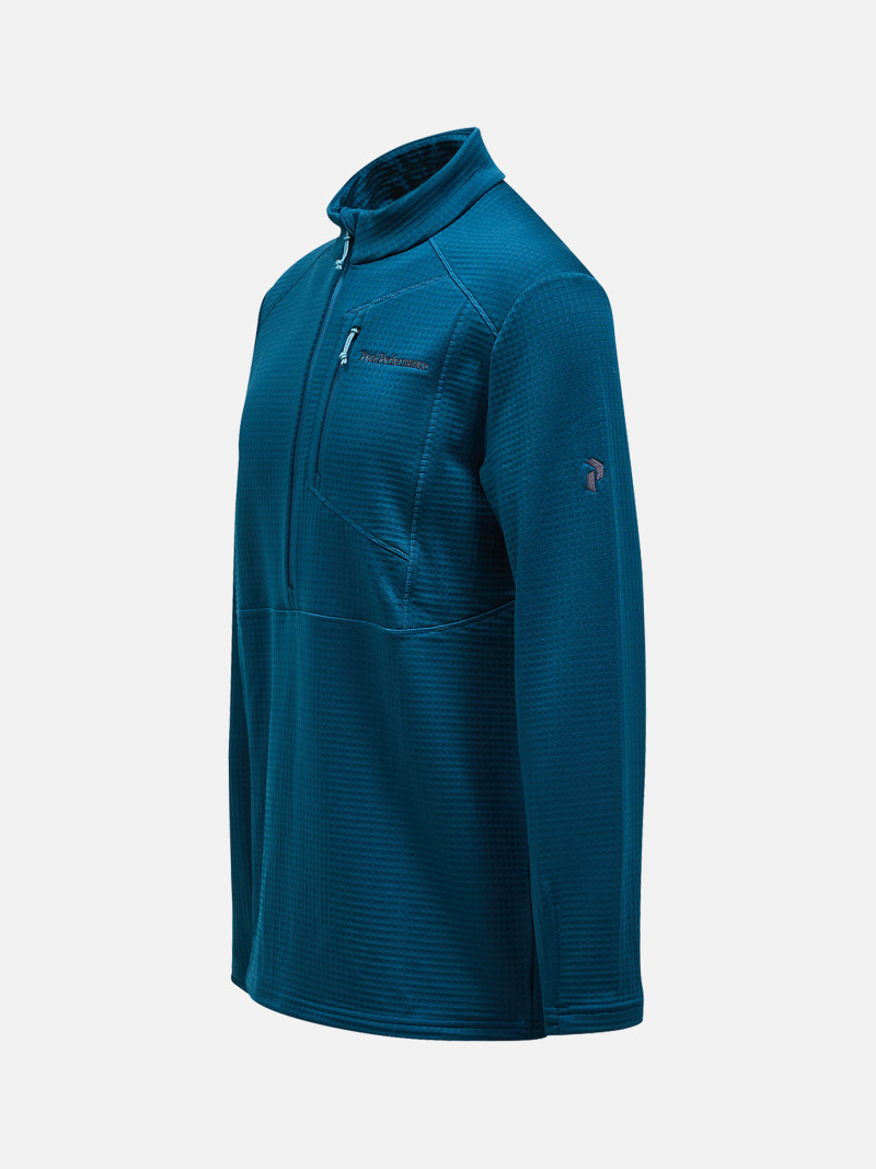 Mikina Peak Performance M Trail Polartec Half Zip Infinity Teel