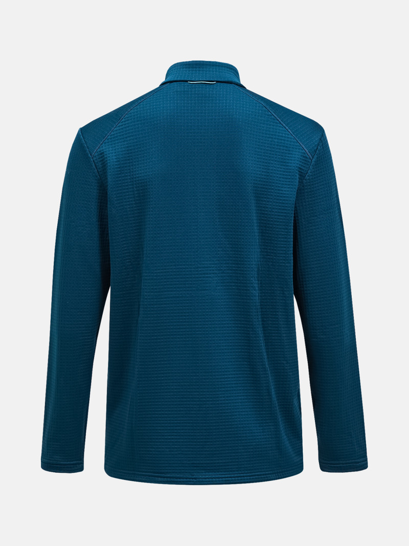 Mikina Peak Performance M Trail Polartec Half Zip Infinity Teel