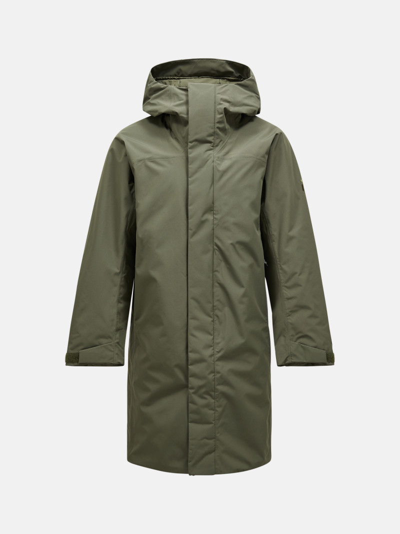 Levně Kabát peak performance m treeline insulated parka pine needle