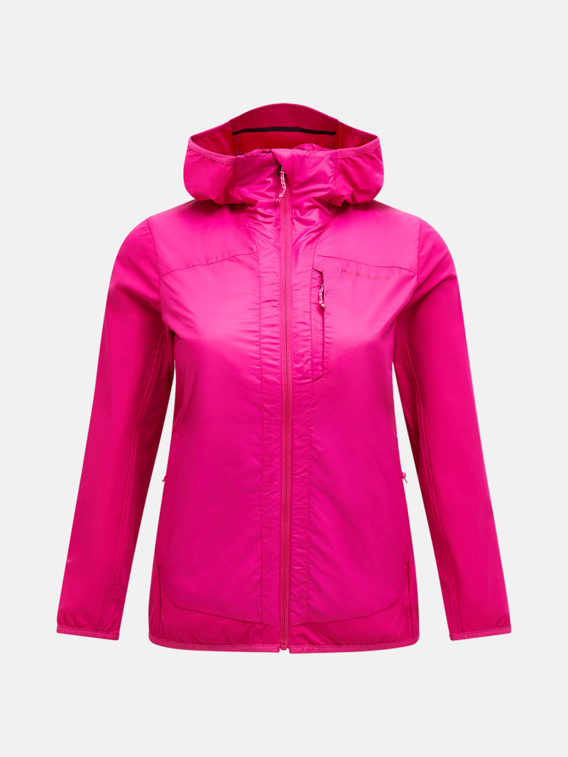 Bunda Peak Performance W Radiance Hybrid Hood Beetroot Purple