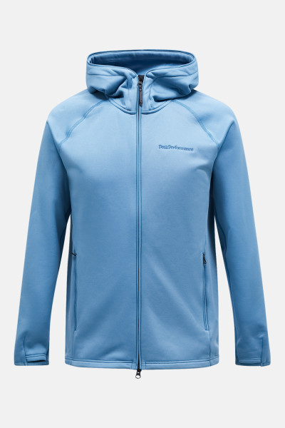 MIKINA PEAK PERFORMANCE FLO M CHILL LIGHT ZIP HOOD - Fotografia č. 4