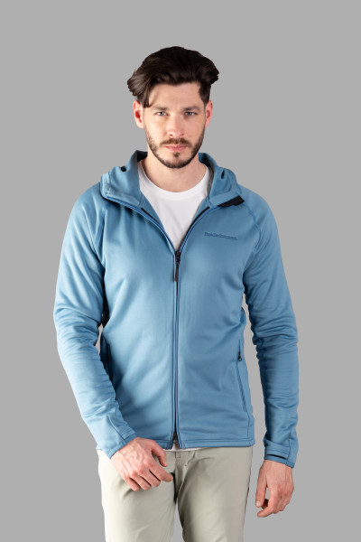 MIKINA PEAK PERFORMANCE FLO M CHILL LIGHT ZIP HOOD - Fotografia č. 1