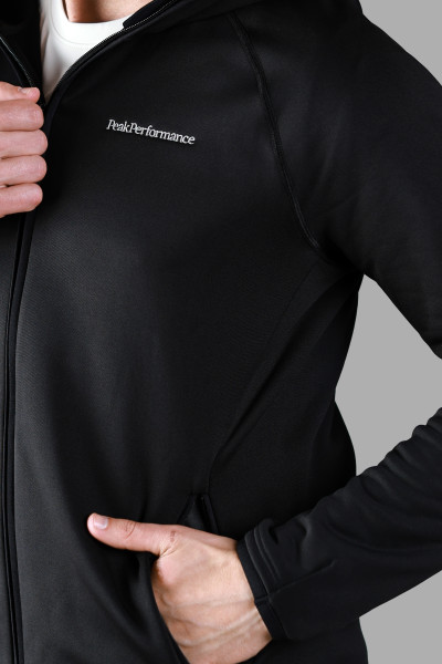 MIKINA PEAK PERFORMANCE FLO M CHILL LIGHT ZIP HOOD - Fotografia č. 3